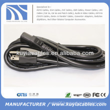 US Plug 3 Prong Power Cord for Computer